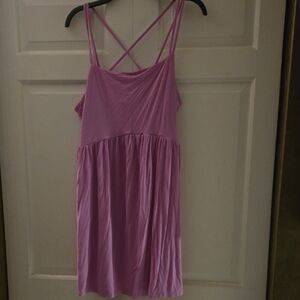 Old Navy Strapless Dress in Soft Pink